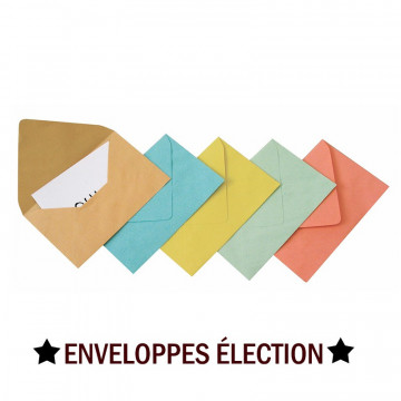 Enveloppes pour élections