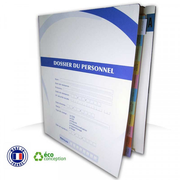 Dossier cartonné - Pochette dossier médical format A4
