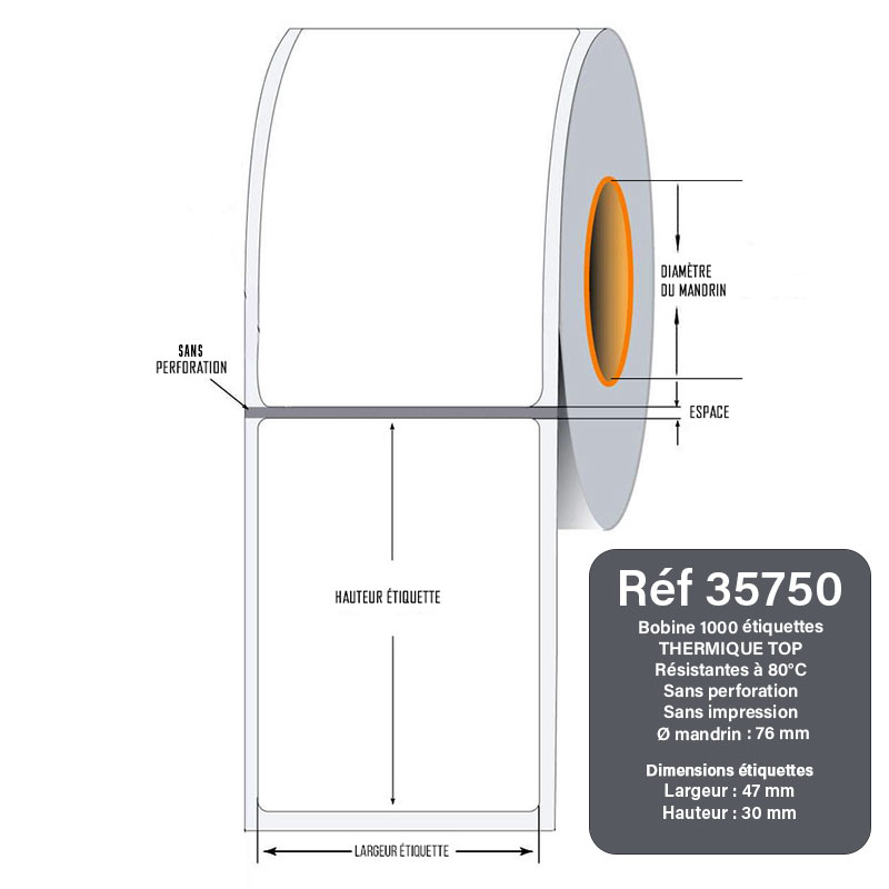 rouleau étiquettes spéciales labo