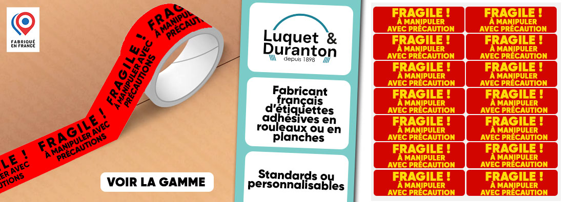 image d'étiquettes fragiles pour l'expédition des colis