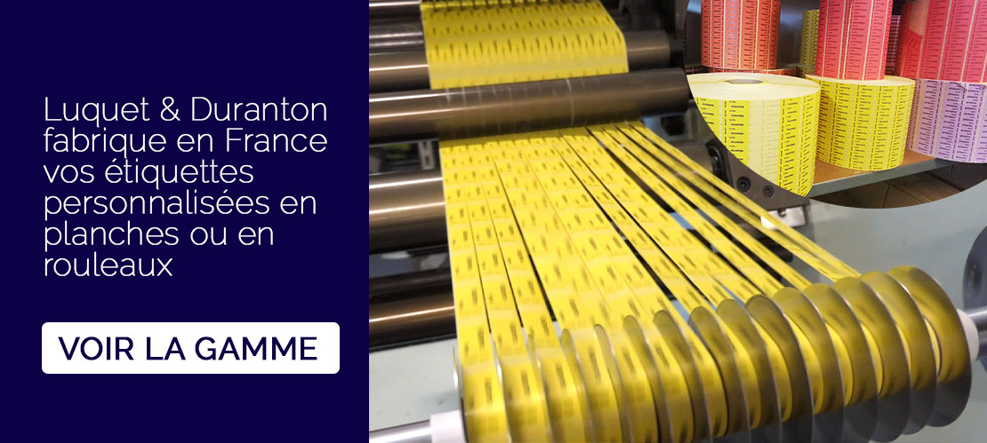 rouleaux etiquettes édhésives