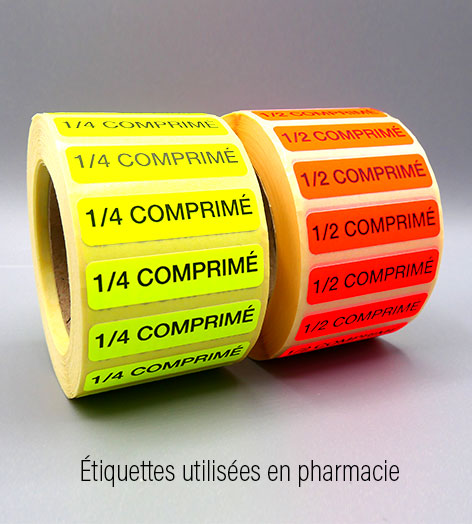 Etiquettes pour pharmacies