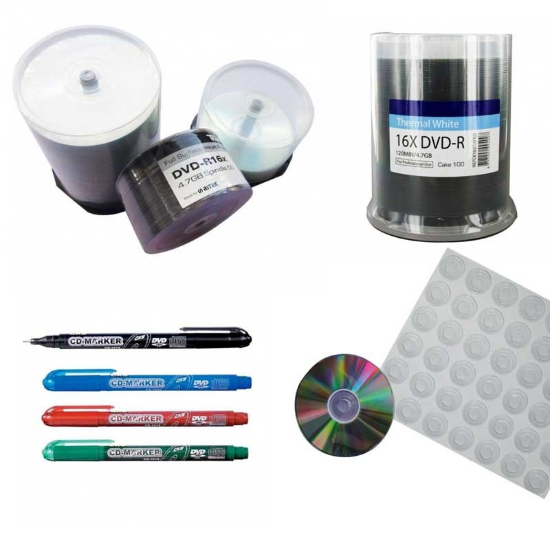 CD, DVD ET ACCESSOIRES : standards et sur-mesure