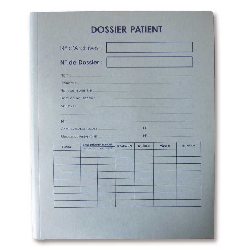 Dossier patient standard