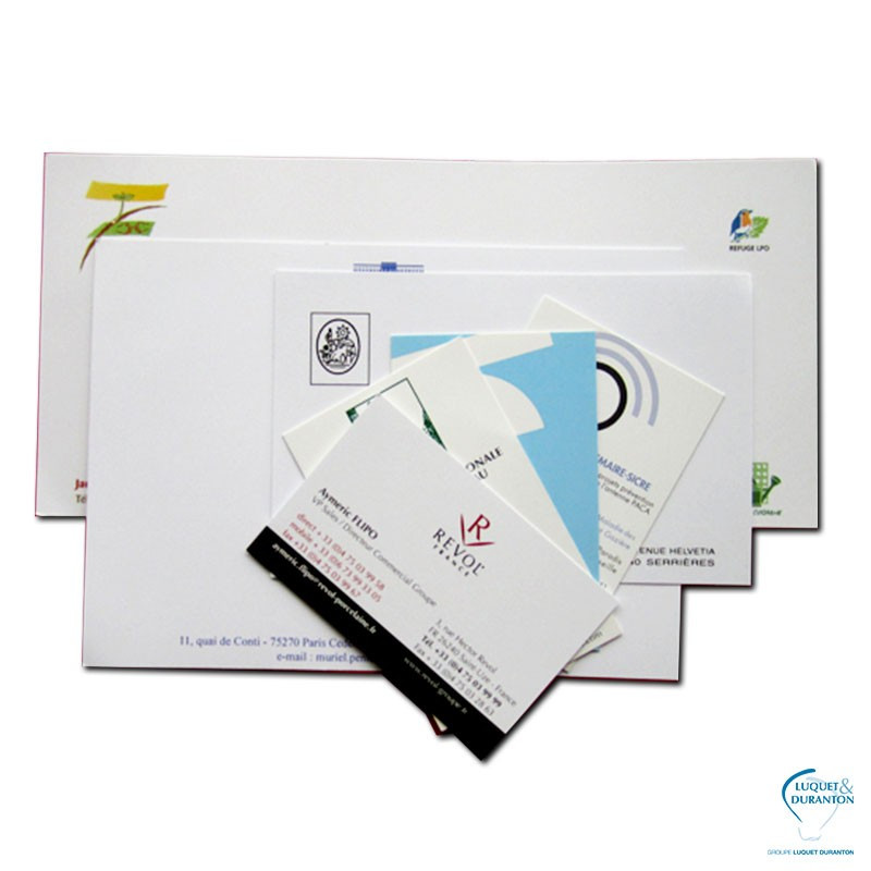Cartes de visites et de correspondances