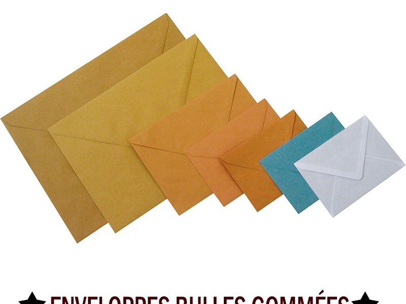 Enveloppes bulles gommées