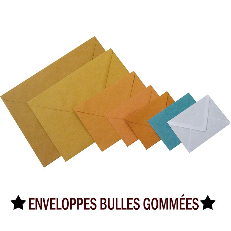 Enveloppes bulles gommées