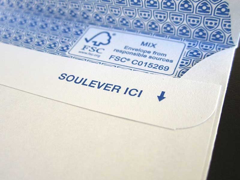 Enveloppes sécurisées extra blanches