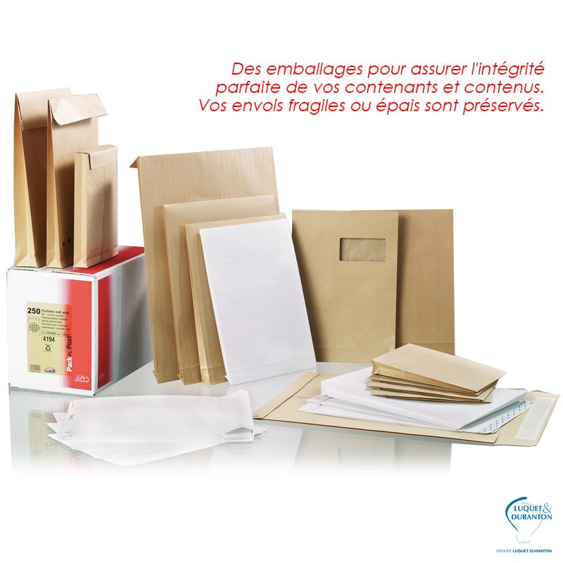 Sacs à soufflets pour emballage
