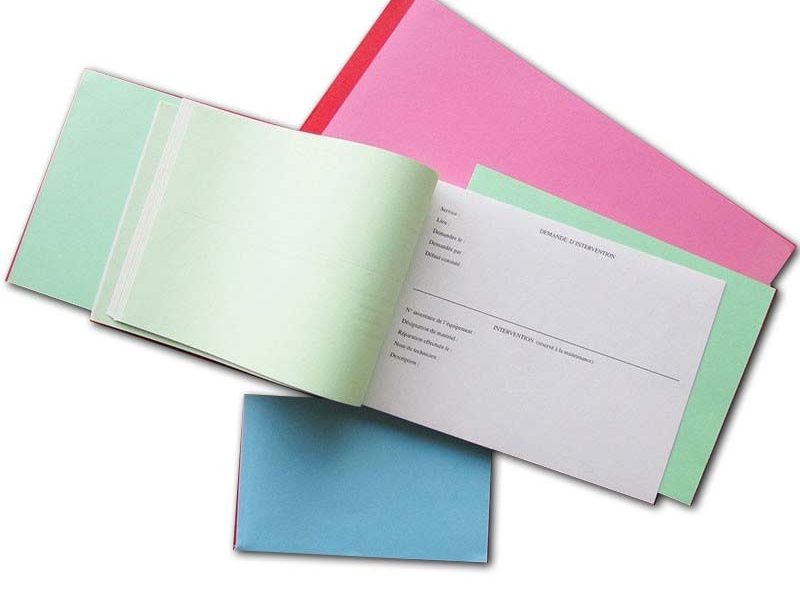 Carnets avec feuilles détachables