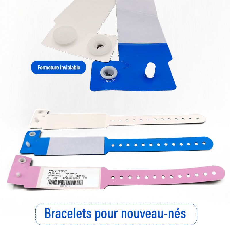 Bracelets d'identification patient PLD