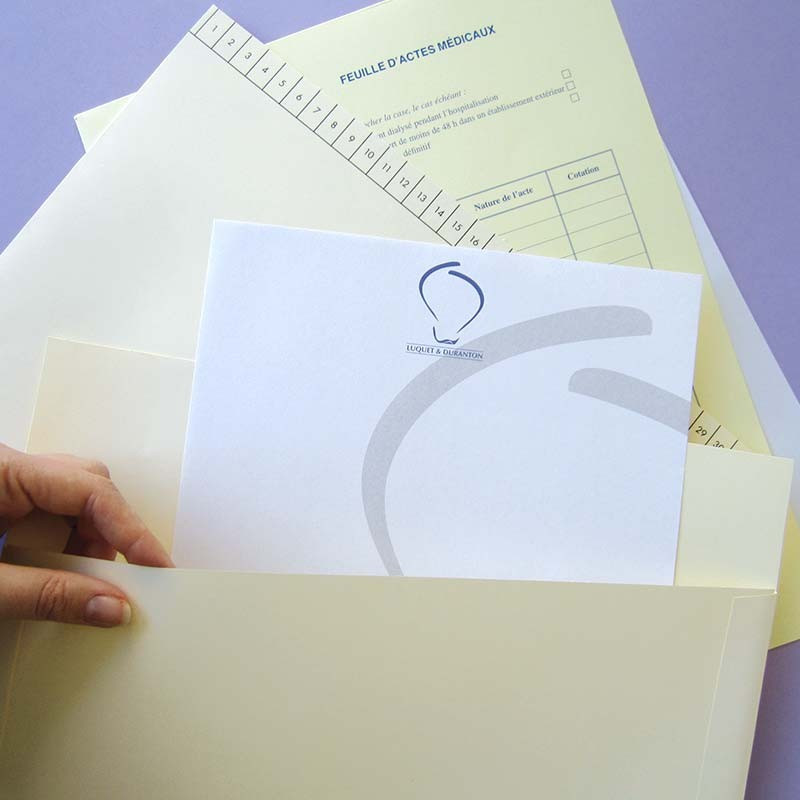 Pochettes d'admission standards