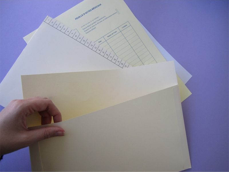 Pochettes d'admission sur-mesure