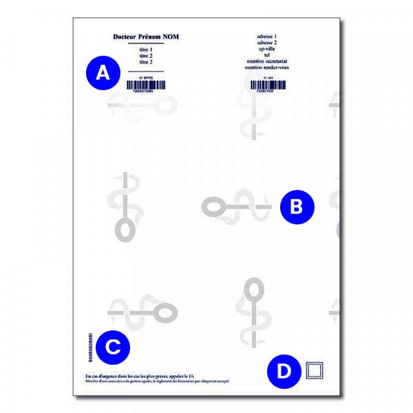 Détail d'une ordonnance sécurisée