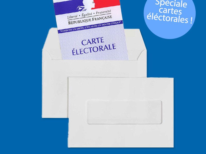 Enveloppes cartes éléctorales