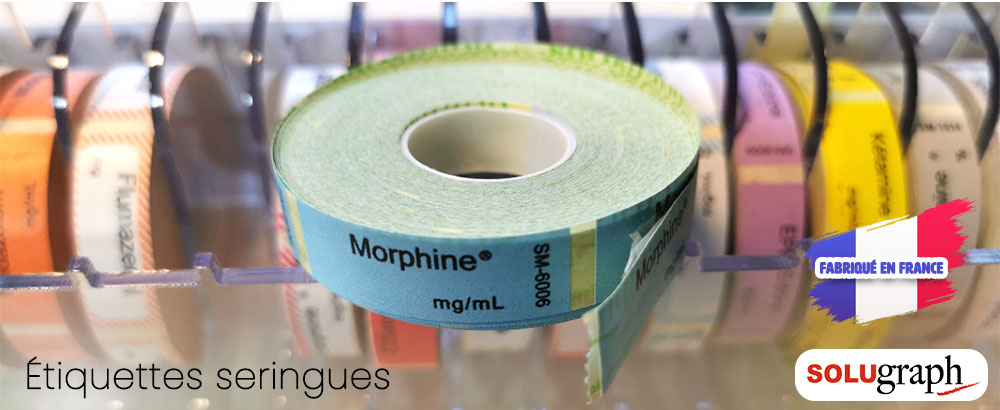 Étiquettes seringues Solugraph