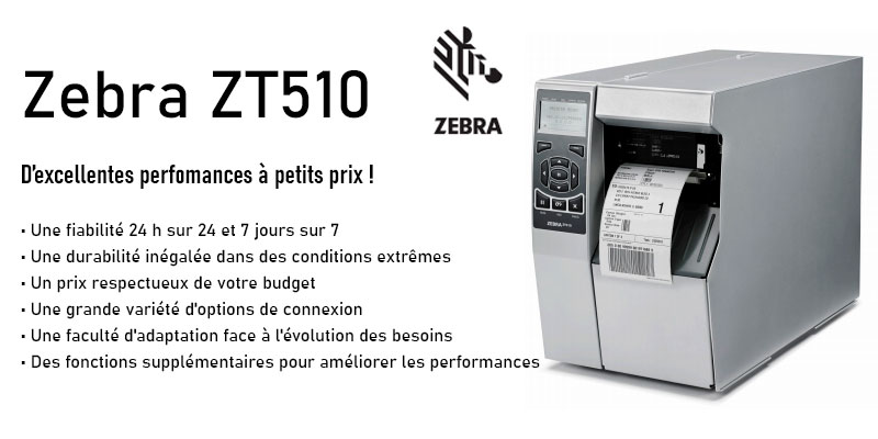 Photo imprimante Zebra ZT510
