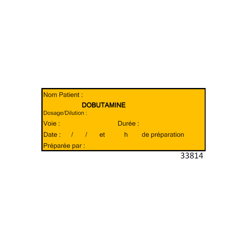 Étiquettes pousse seringues Solugraph