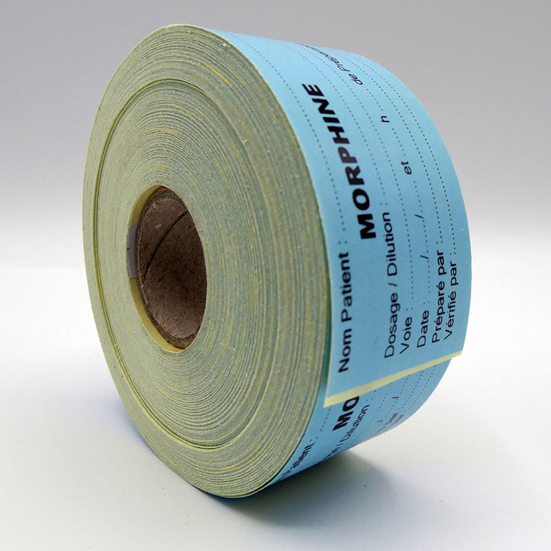 Étiquettes pousse seringues Solugraph