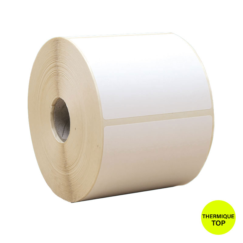 Bobine 1000 étiquettes thermiques TOP 80x68 mm