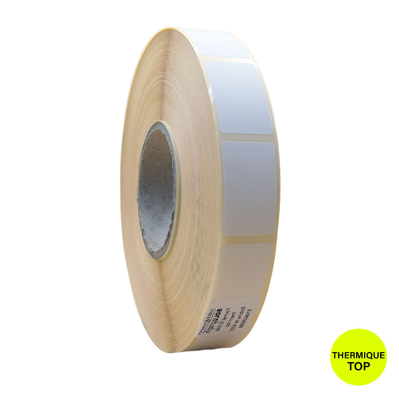Bobine 4000 étiquettes thermiques TOP 30x48 mm
