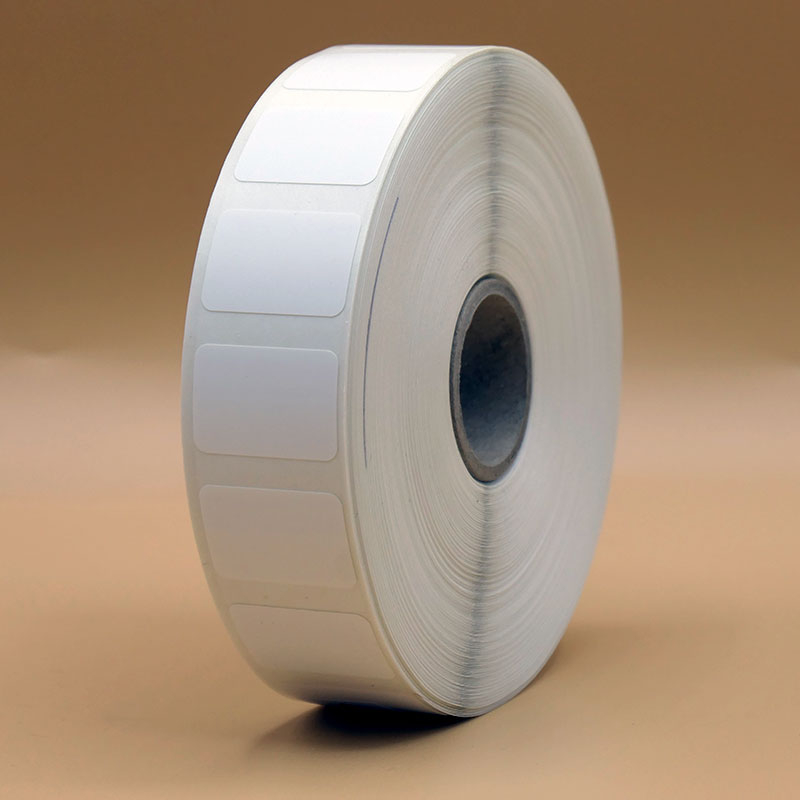 Bobine 3000 étiquettes polyester traité 22x15 mm