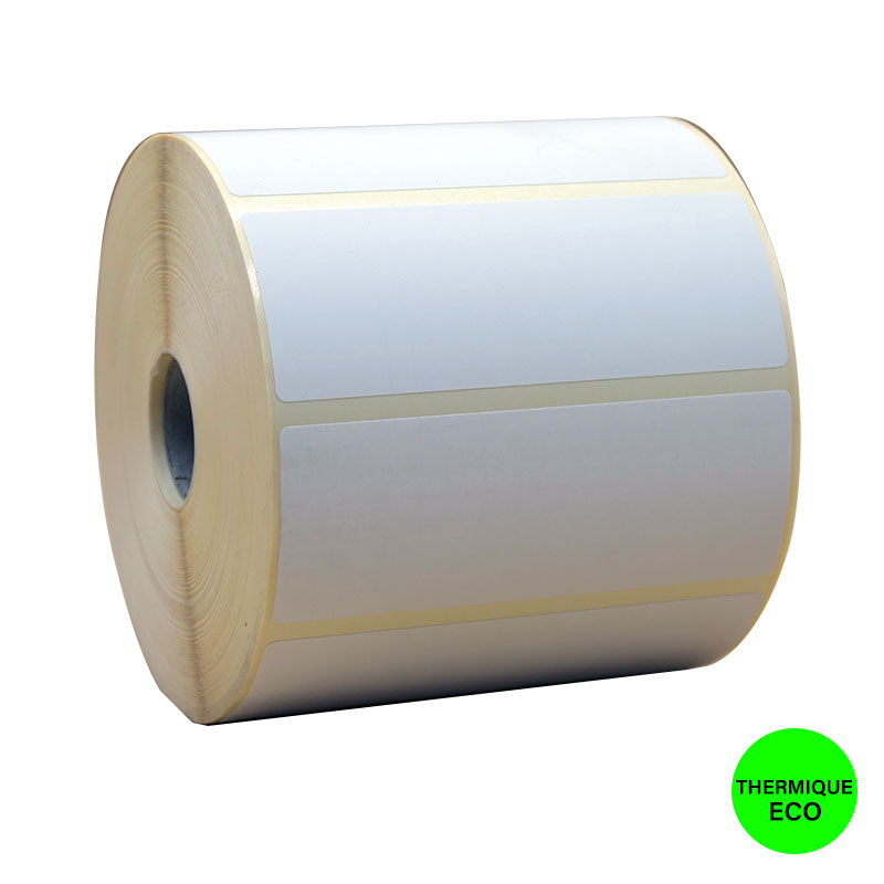Bobine 1790 étiquettes thermique ECO 102x38 mm