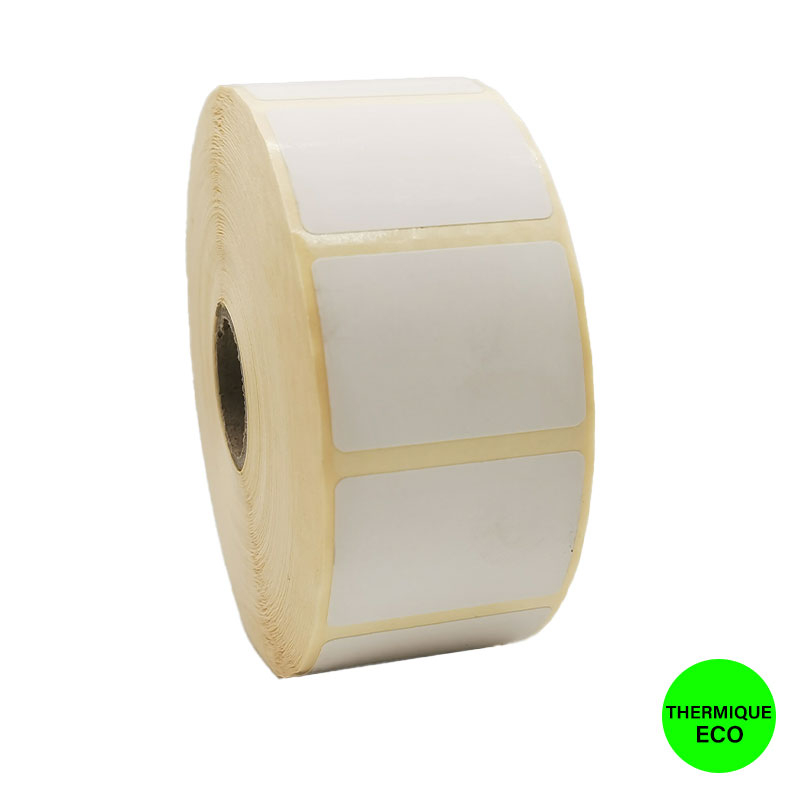 Bobine 2000 étiquettes Thermique ECO 38x29 mm
