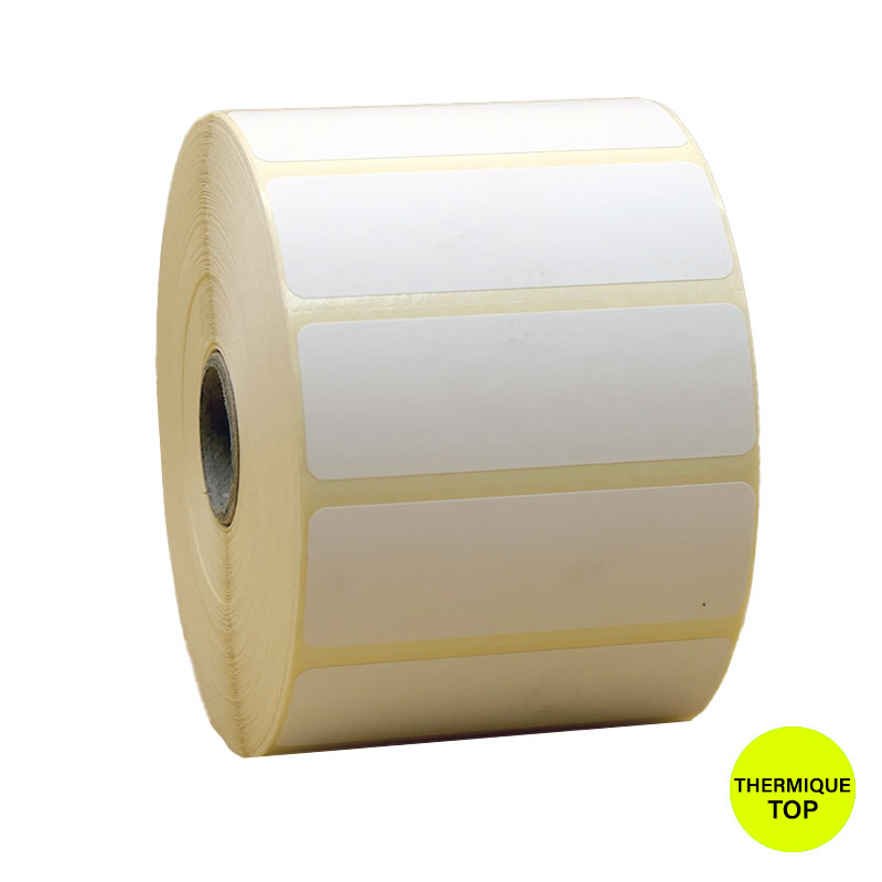 Bobine 2580 étiquettes Thermique TOP 75x25 mm