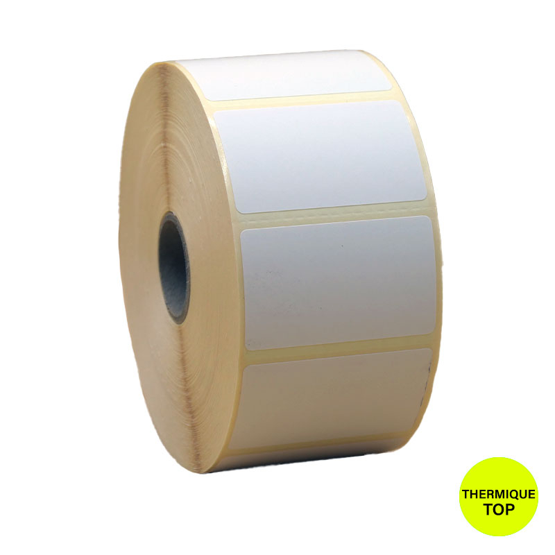 Bobine 2000 étiquettes Thermique TOP 50x30 mm
