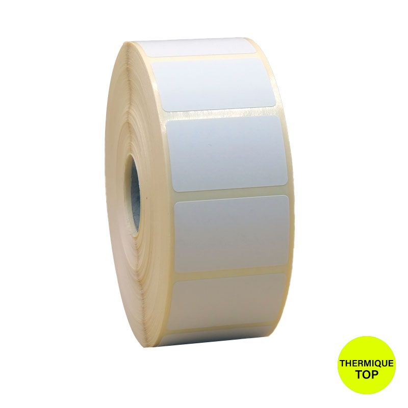 Bobine 2500 étiquettes Thermique TOP 40x25 mm spécial tube