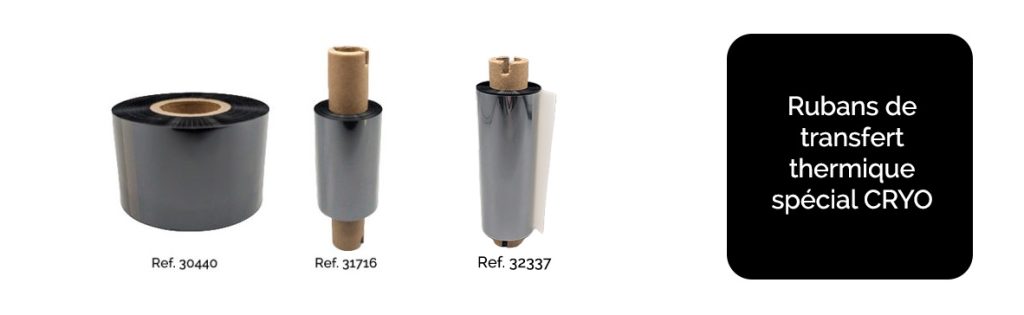 ruban encreur de transfert thermique spécial CRYO