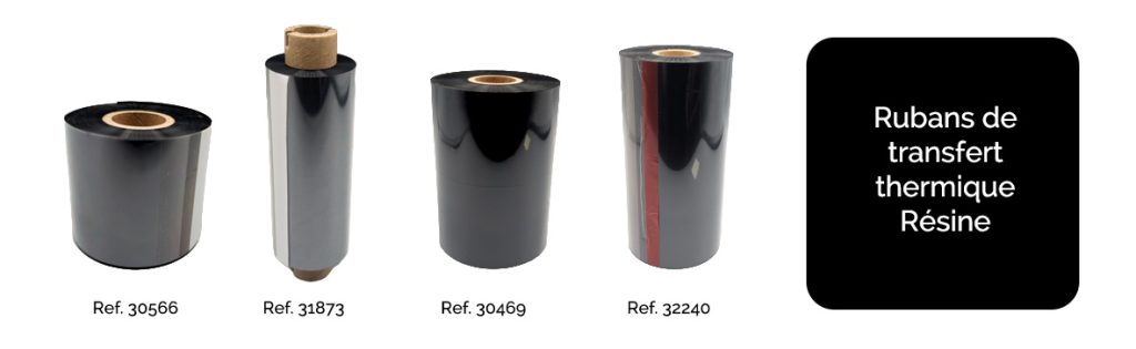 gamme ruban transfert thermique résine