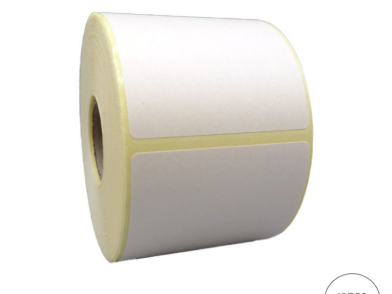 Bobine 500 étiquettes hydrosolubles 54x60 mm