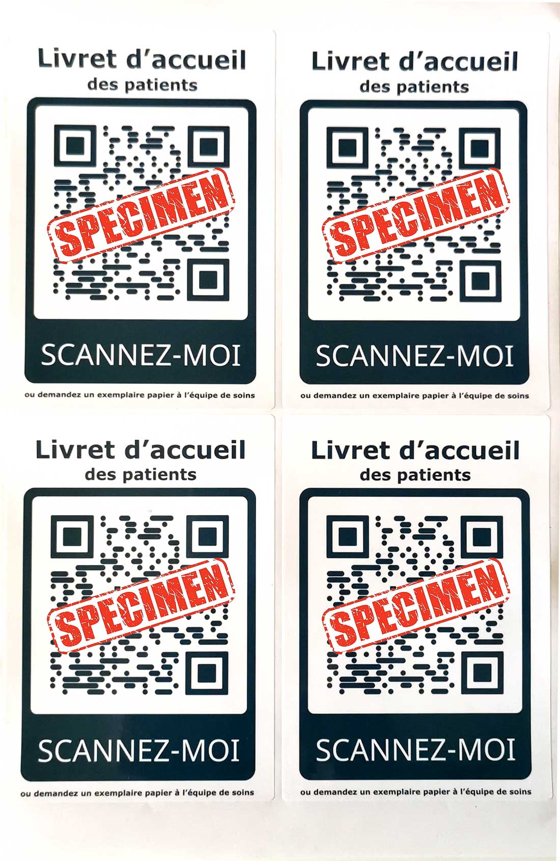 Etiquettes QR CODE
