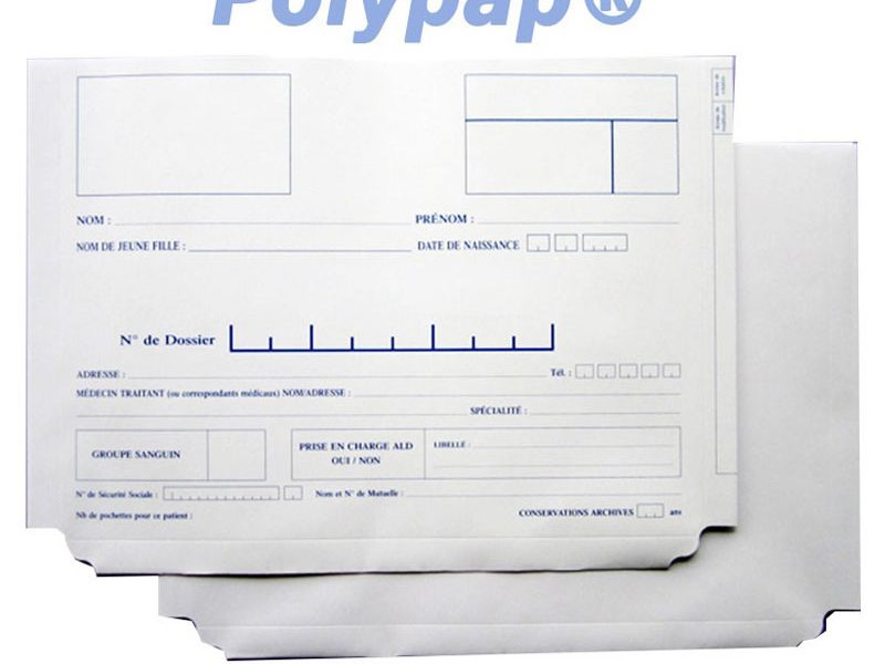 Pochettes et dossier Polypap