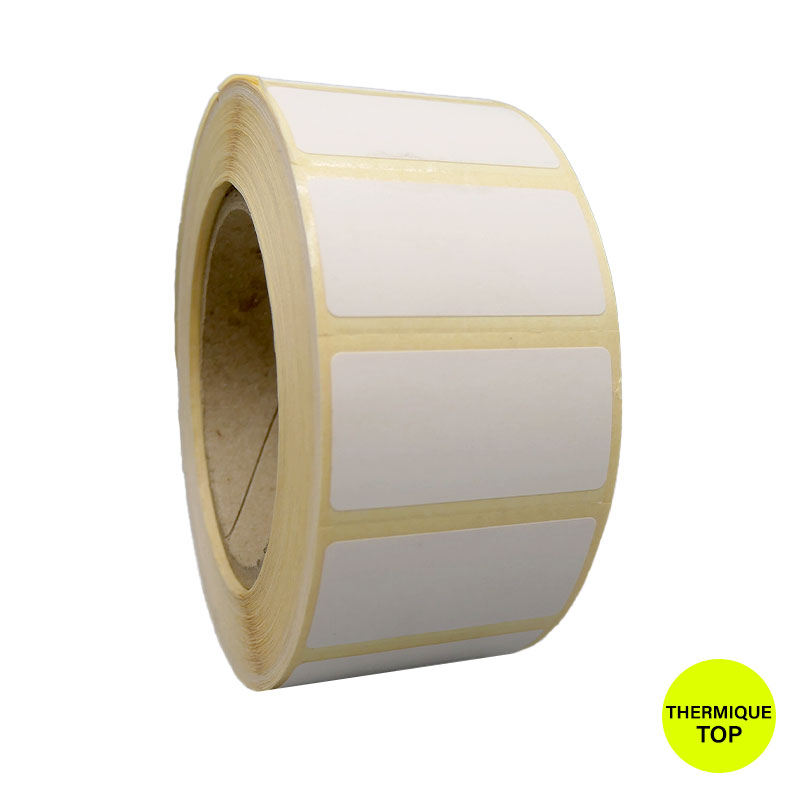 Bobine 1760 étiquettes 50.8x25.4 mm Thermique TOP