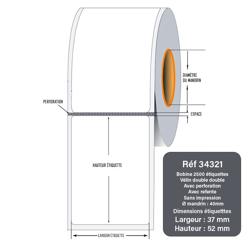 Roule=au étiquettes adhésives
