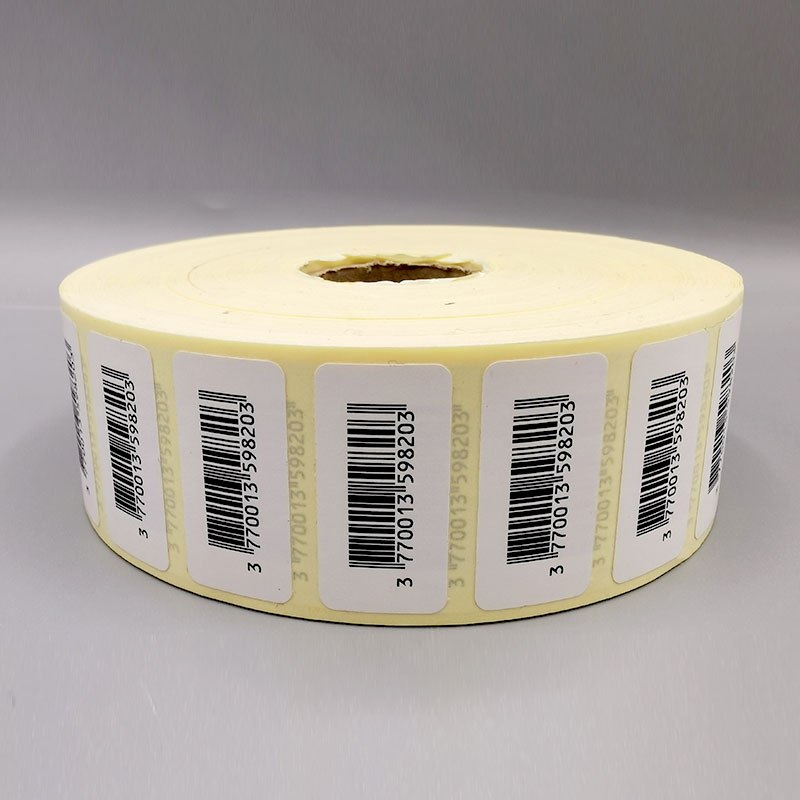 Bobine 3000 étiquettes code barre 30x15 mm