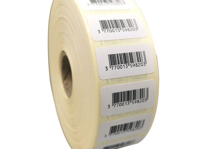 Bobine 3000 étiquettes code barre 30x15 mm