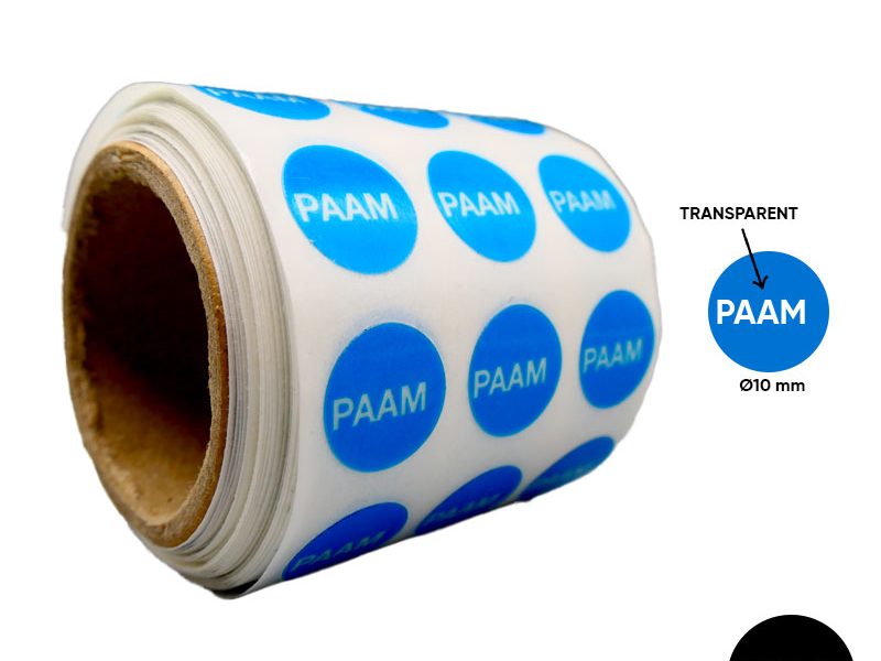 Bobine de 500 étiquettes PAAM Patient en Auto Administration des médicaments