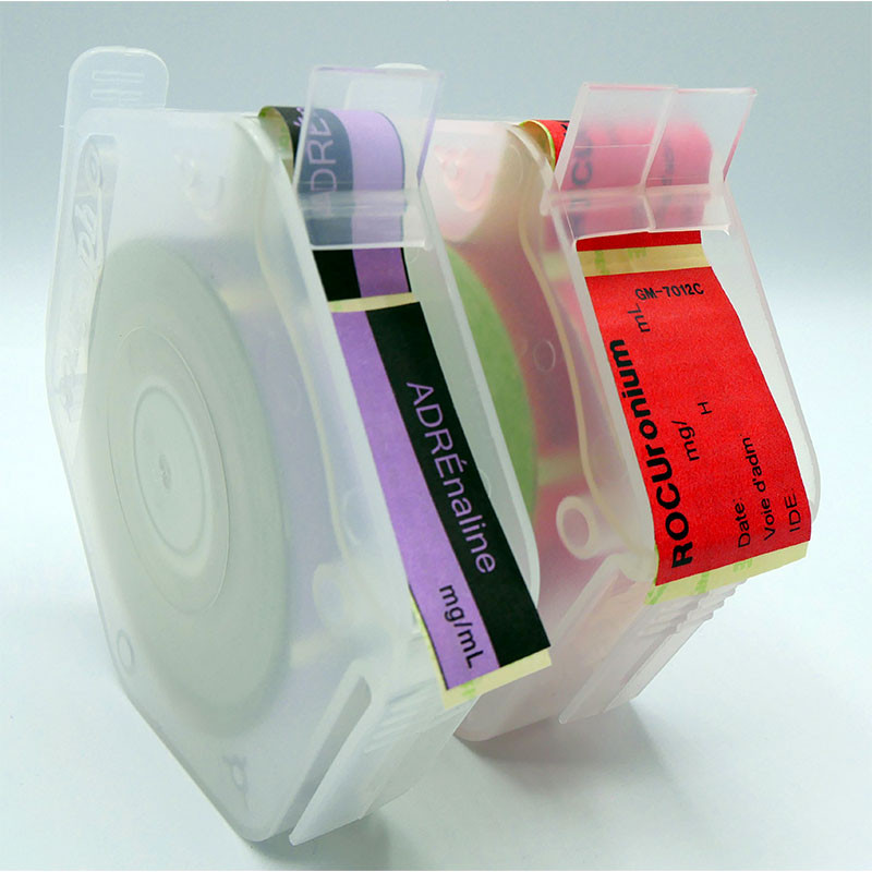 Cartouche distributrice recyclable d'étiquettes Solubox