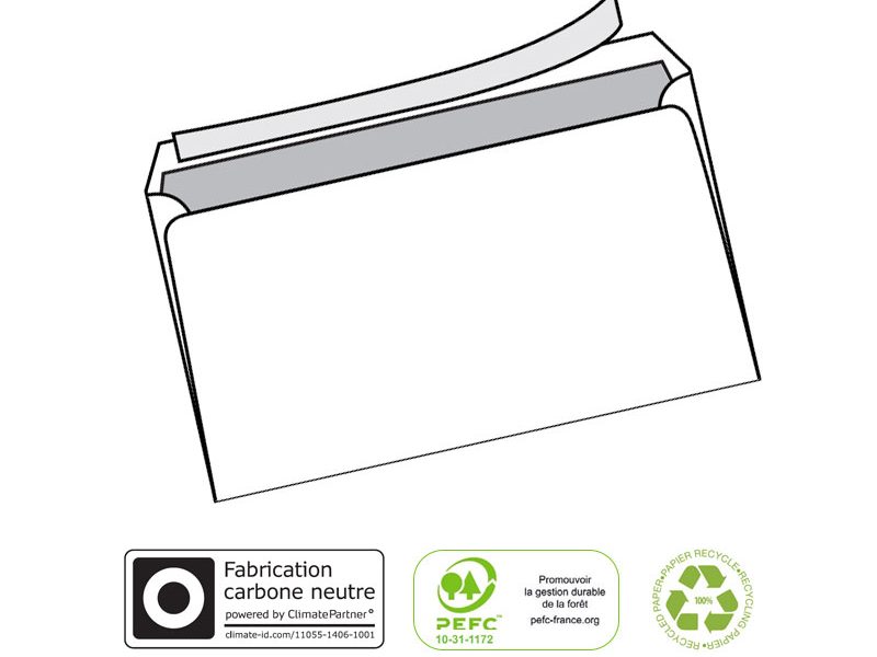 Enveloppes avec bandes de protection - gamme standard