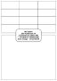 Planches A4 étiquettes blanches 12+1 avec marge
