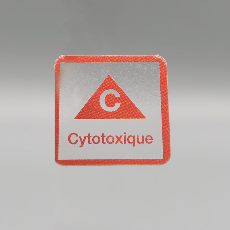 Bobine 500 étiquettes 20x20 mm Cytotoxique