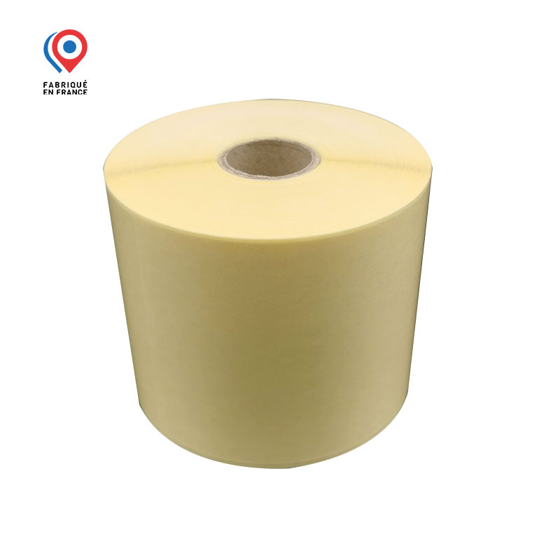 Bobine 1000 étiquettes transparentes 76,2x101 mm