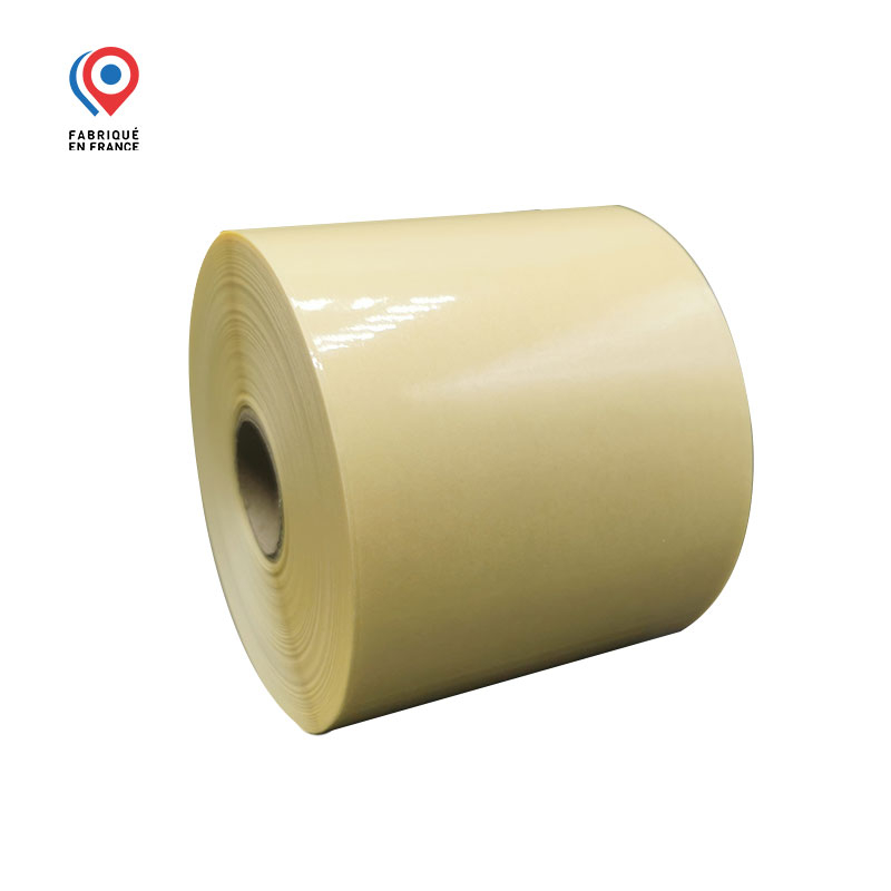 Bobine 1000 étiquettes transparentes 76,2x101 mm