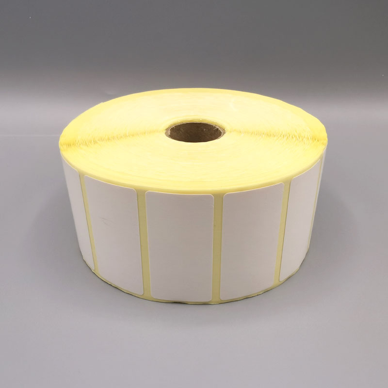 Bobine 2000 étiquettes 50x25 mm double enduction vélin permanent