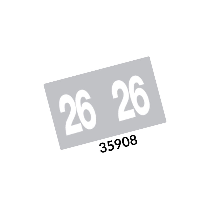 Étiquettes millésimes 2026 + boîte distributrice