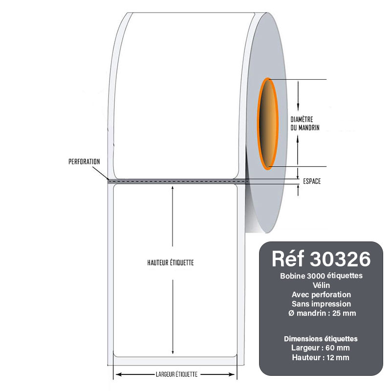 etiquettes en bobine